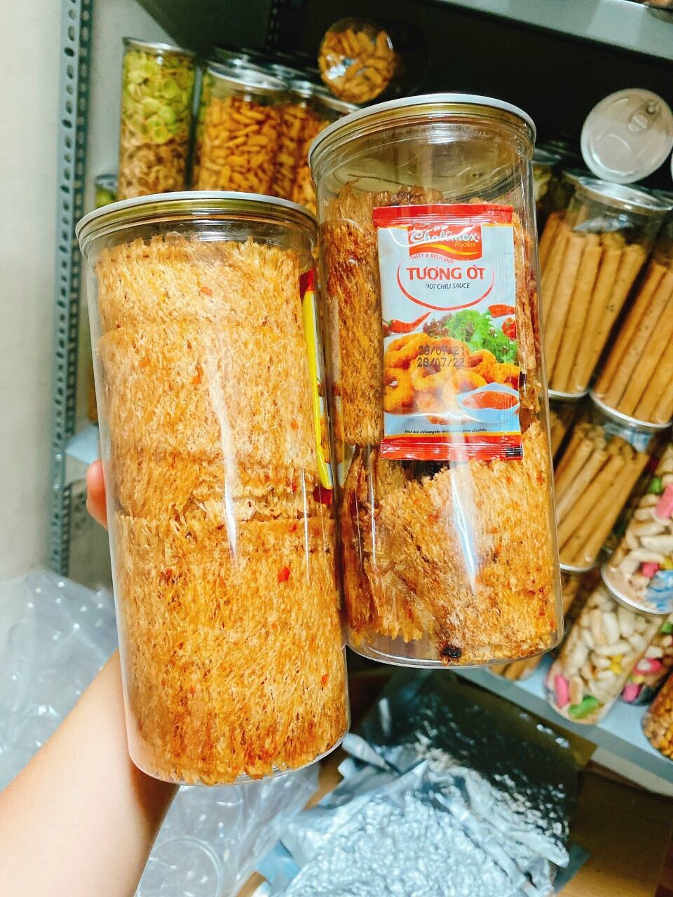 Hũ pet - 200g mực cán tẩm vị