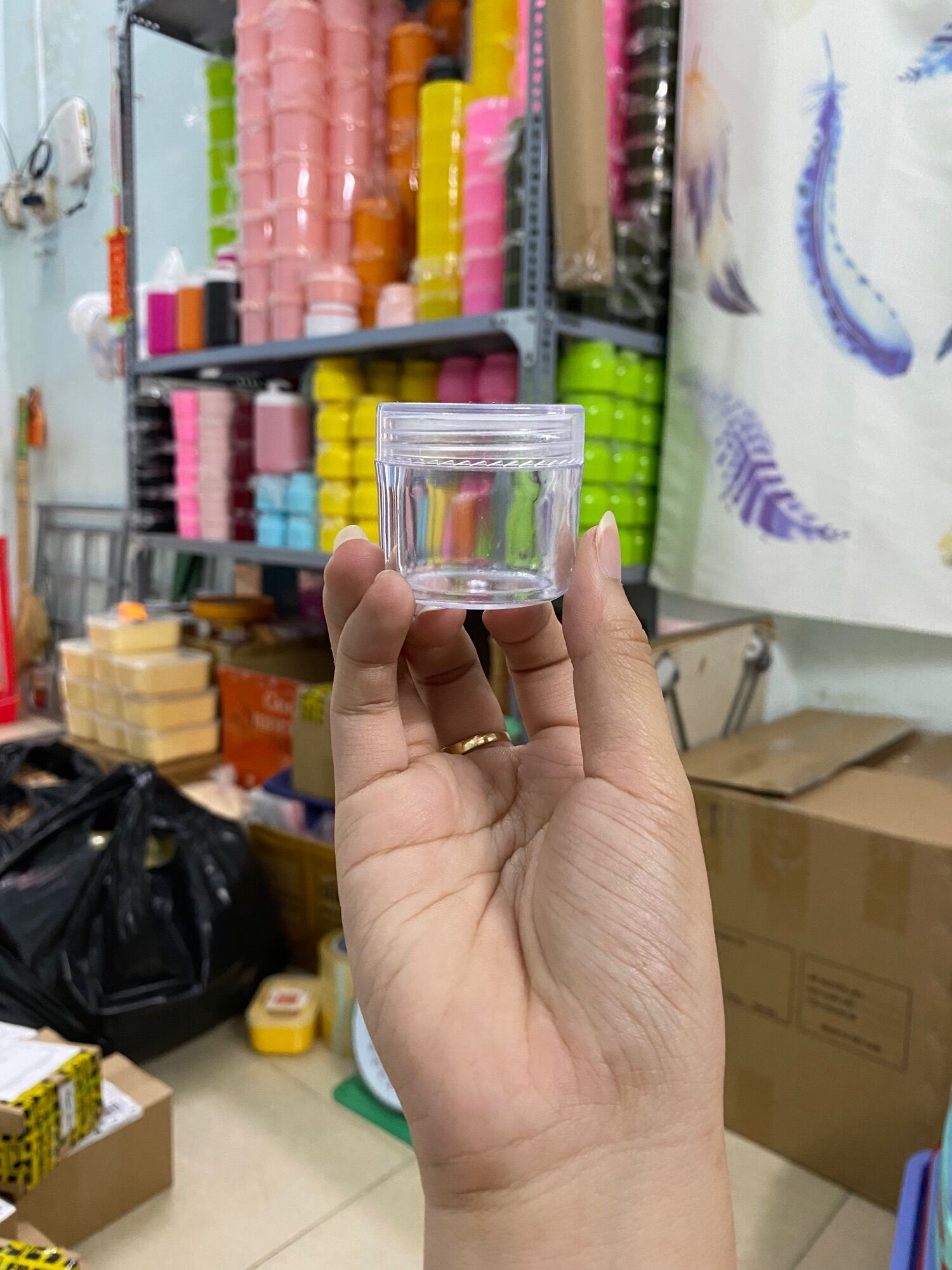Lẻ 1 hủ đựng kem 30gr nắp trong