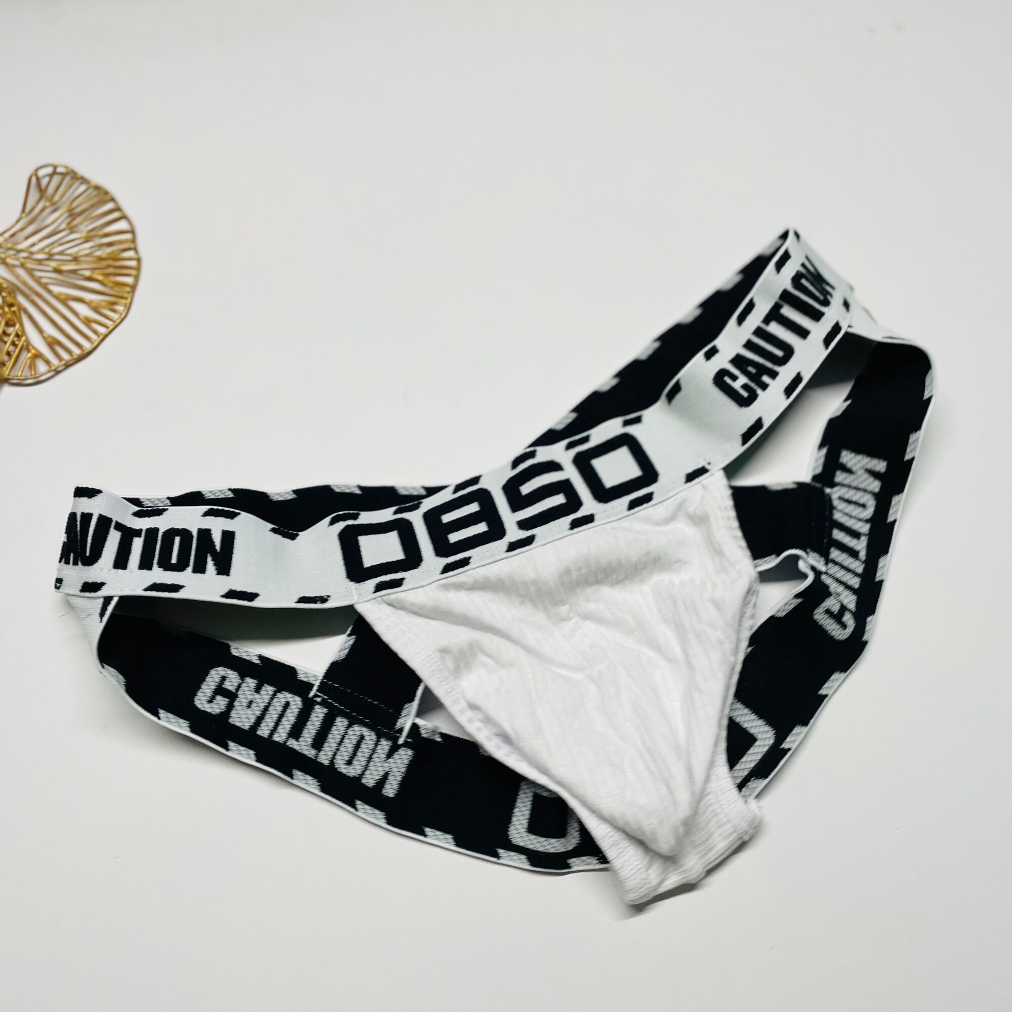 Quần lót nam Jockstrap màu trắng size XL