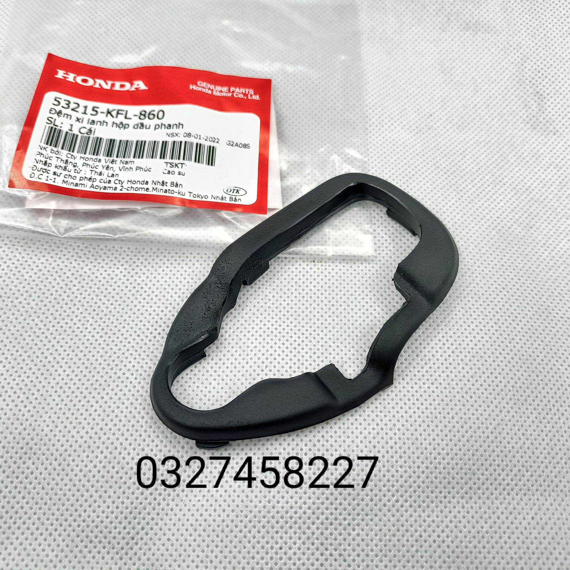 Cao su viền tay thắng dầu, phanh xe wave thái, zx, future 1 zin honda