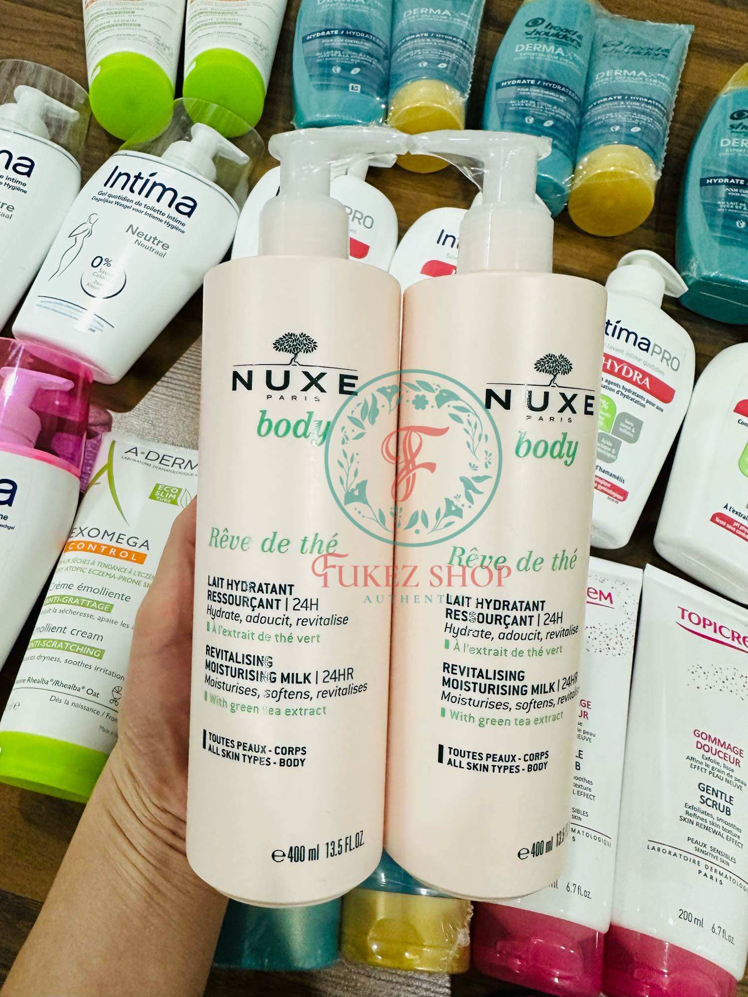 Dưỡng thể Nuxe nội địa Pháp siêu dưỡng da 400ML