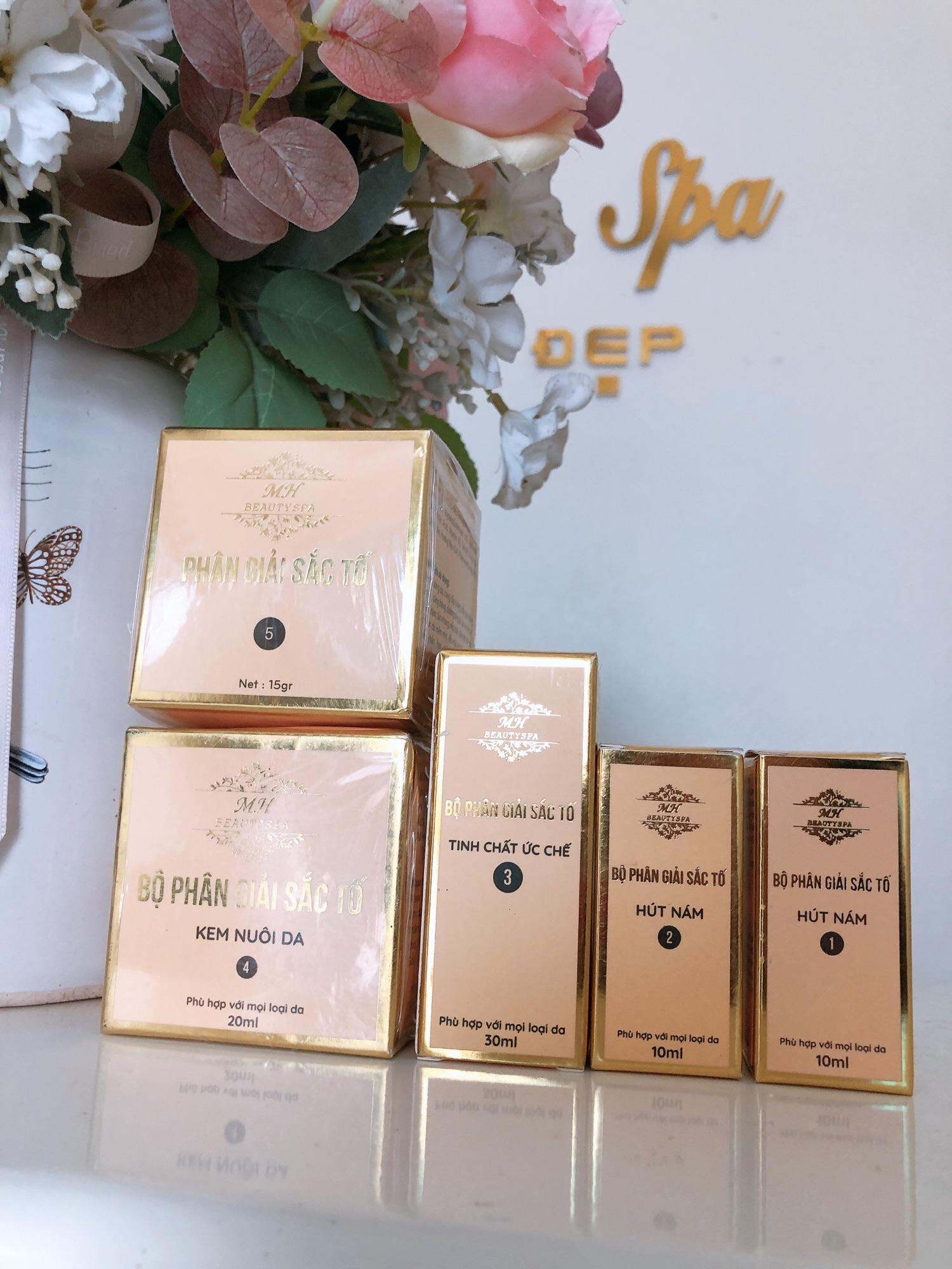 Bộ 5 sản phẩm phân giải sắc tố Nám- khắc phục các vấn đề về da (SP sử dụng cho Spa)