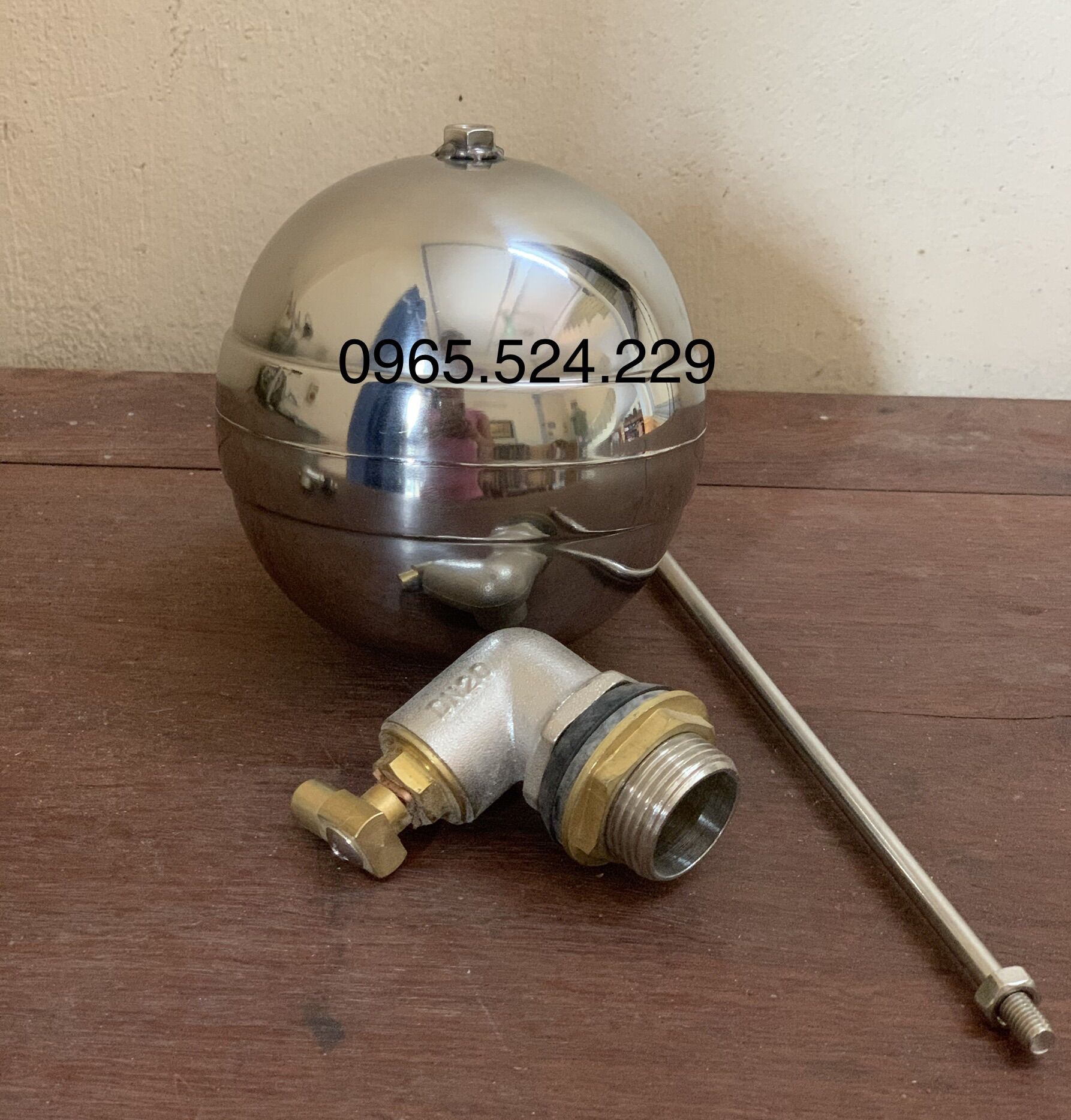 Phao cơ inox phi 21 27