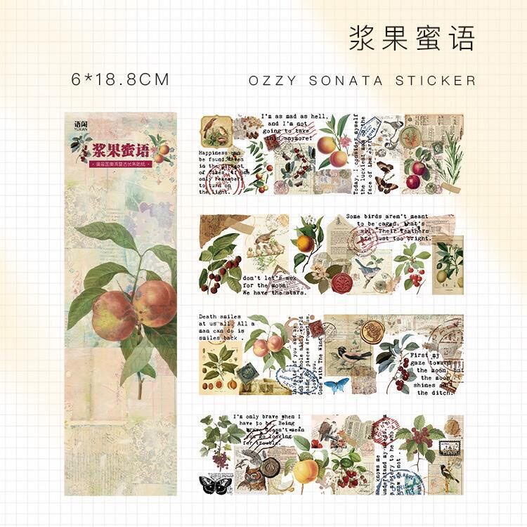 Sticker giấy 4 tấm dùng để trang trí