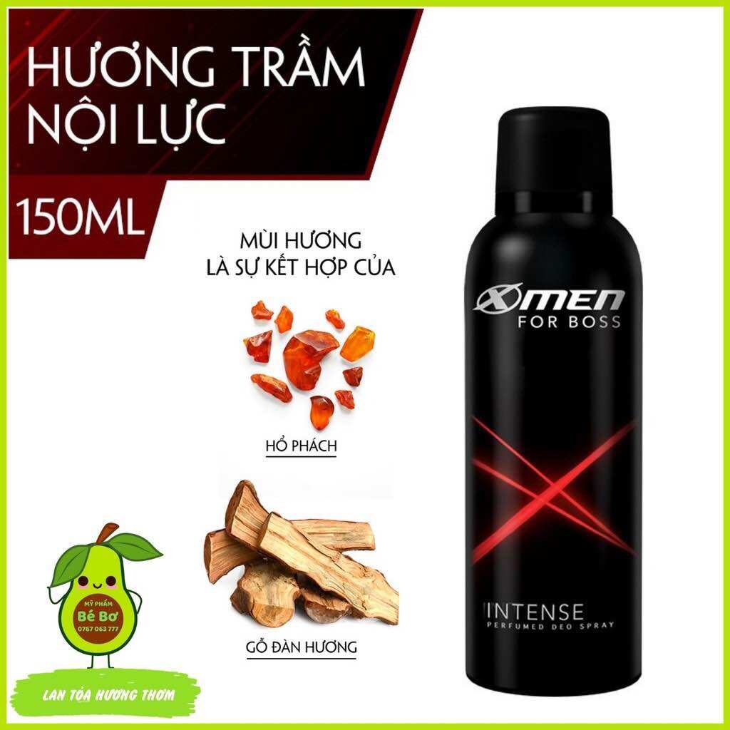 XỊT NƯỚC HOA XMEN FORBOSS 210ml( hàng tặng dung lượng)