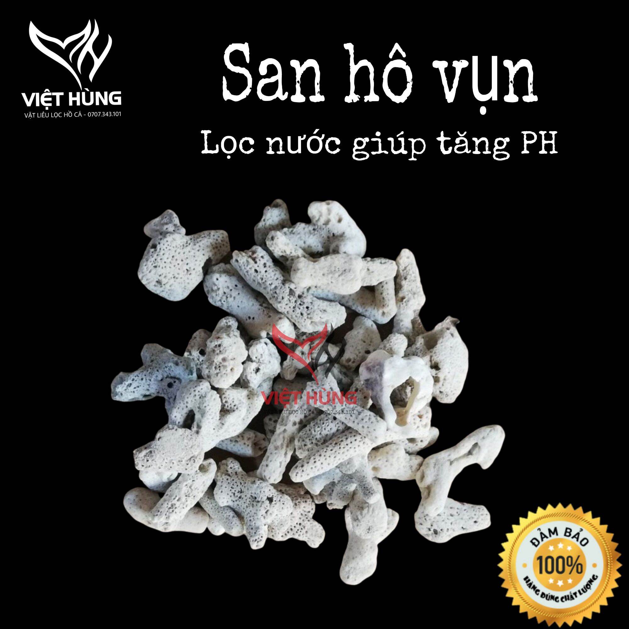 [HCM]san hô vụn giúp tăng PH , trang trí hồ cá 20kg - vật liệu lọc hồ cá