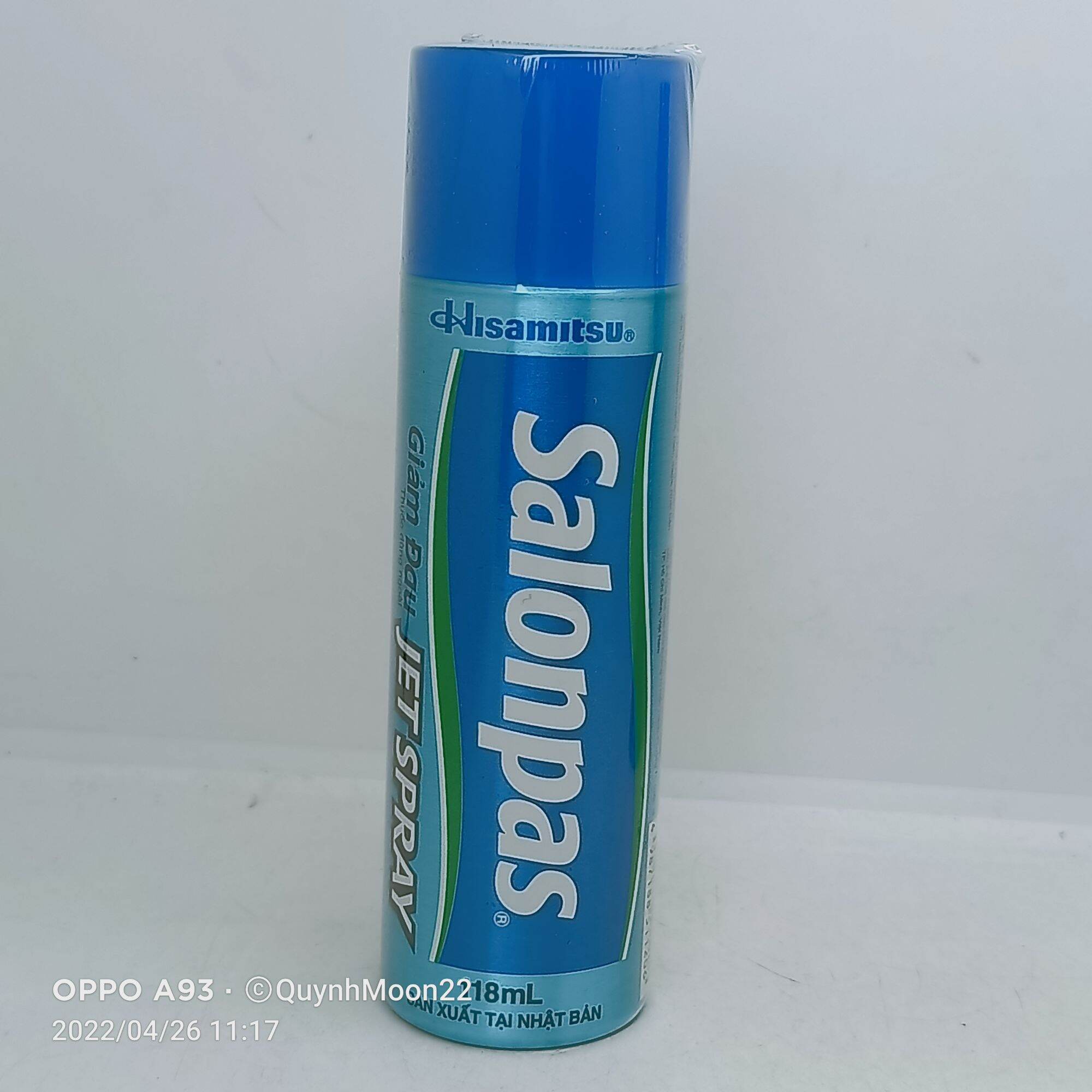 Salonpas Jet Spray xịt giảm đau chai 118ml