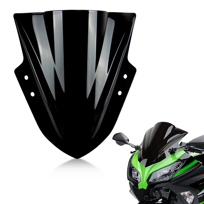 Kawasaki Ninja 300 Ex300r Ex300 Đôi Bong Bóng Kính Chắn Gió Kính Chắn Gió Fairing Phụ Kiện Nhựa ABS 2013-2017