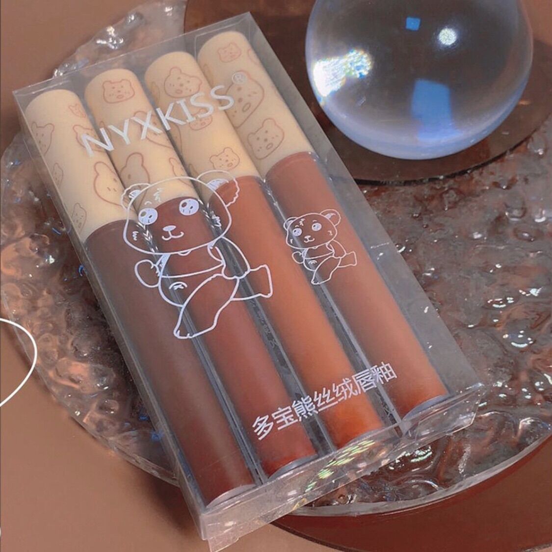 Set 4 cây son kem nhung lì nyxkiss 2g*4