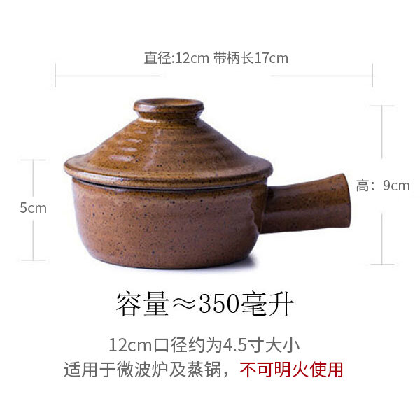 Nồi Đất Sáng Tạo Nhà Trạch Đằng Nồi Hầm Nồi Nhỏ Vi Sóng Gốm Thô Nồi Canh Nhiệt Độ Cao Nấu Hầm Gia Dụng Nồi Canh Có Nắp Khỏe Mạnh