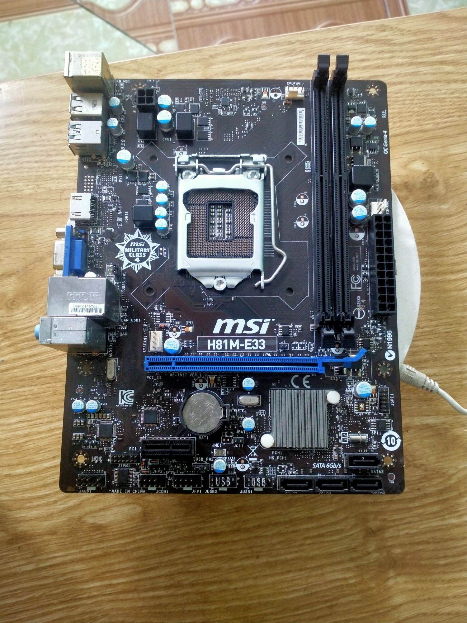 Bo mạch chủ máy tính bàn MSI H81M (Socket 1150)