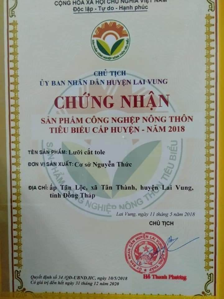 dụng cụ cắt tole Nguyễn thức