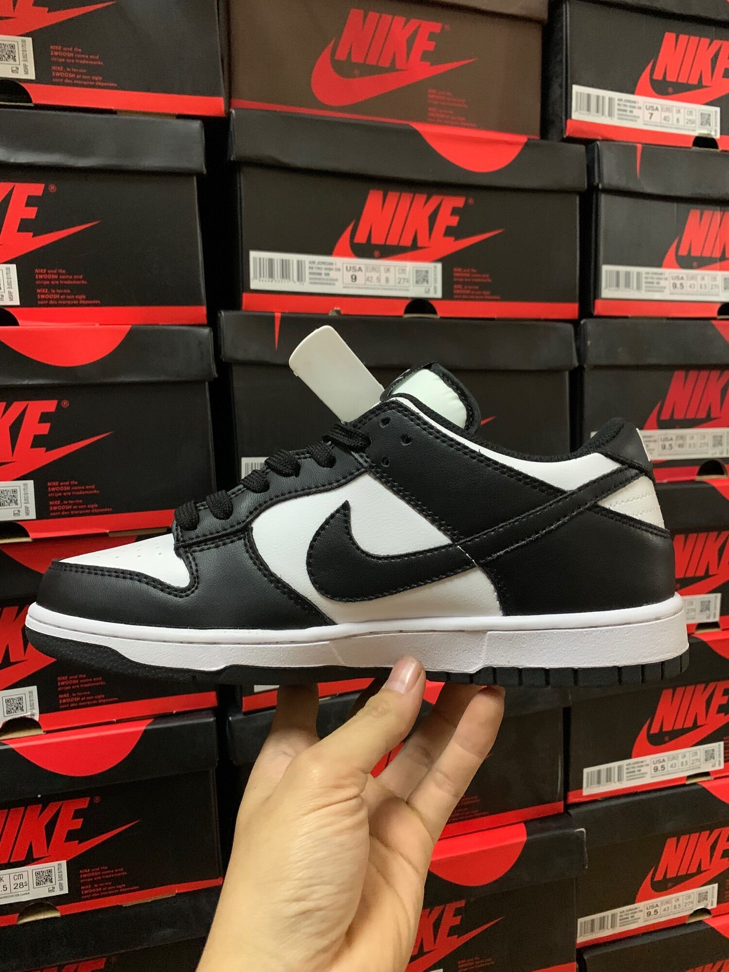 ( ảnh thật + fullbox ) giày thể thao SB dunk đen trắng bản đẹp cao cấp ( freeship)