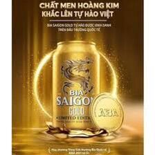 THÙNG 18 LON BEER SÀI GÒN GOLD x 330ml