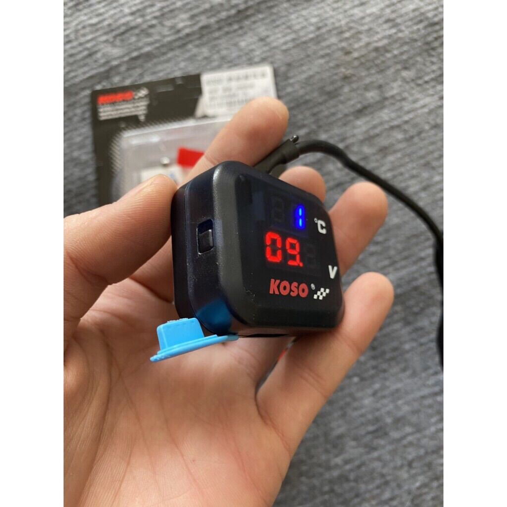 Đồng hồ  koso đo vol sạc nhiệt độ