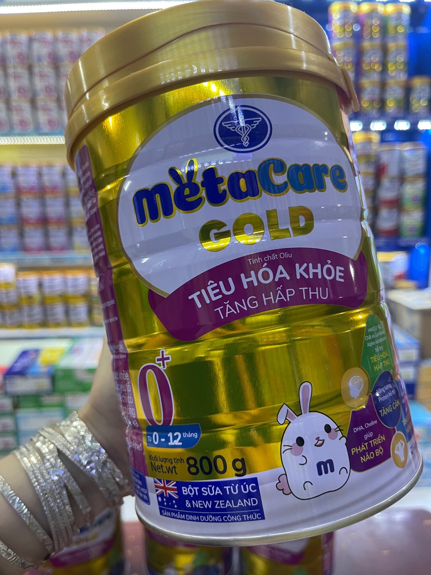 Sữa bột Metacare Gold 0+ 900g (COMBO 2 LON )