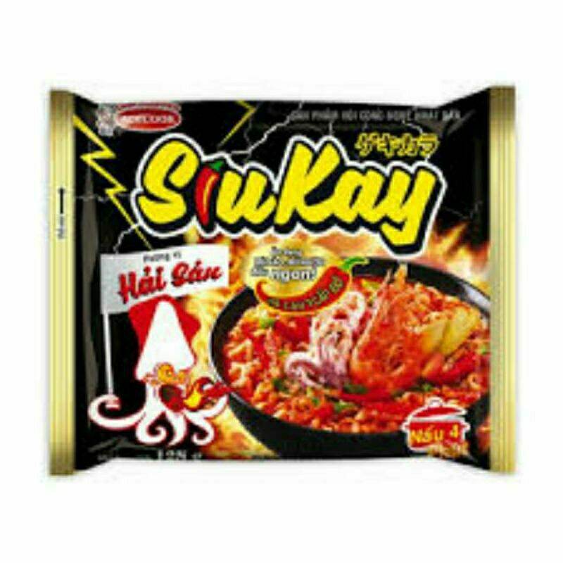 Mì siukay vị hải sản 7 cấp độ 128g