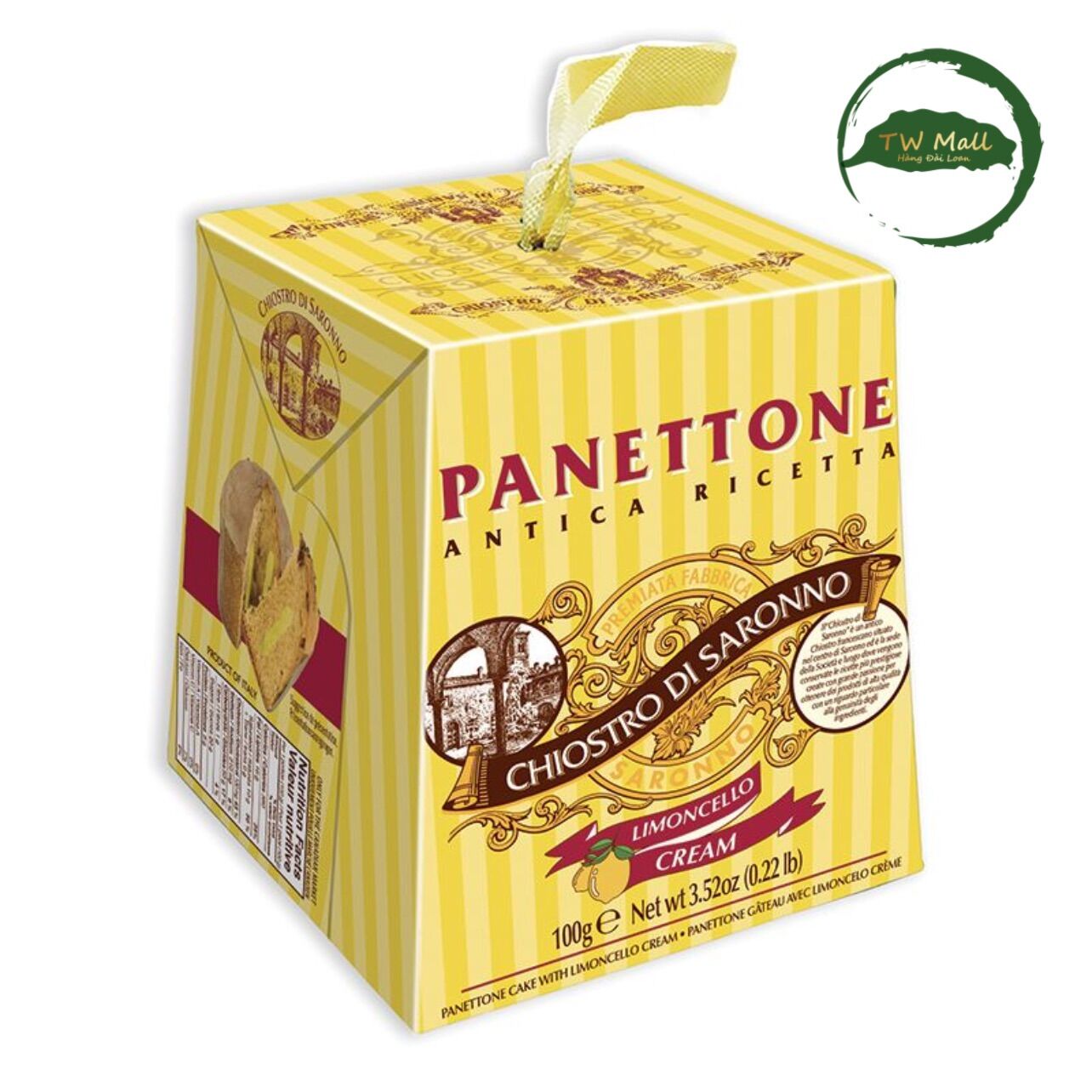 Bánh chiostro panettone mini - vị lemoncello cream 100g - tw mall