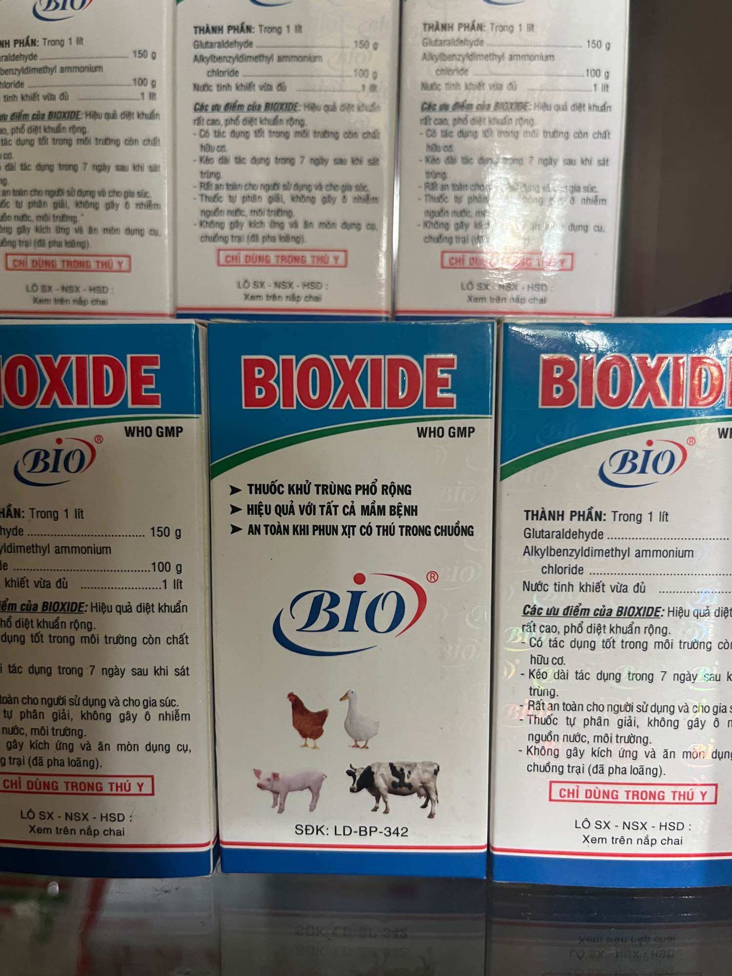 Bioxide 60ml Sát trùng chuồng trại