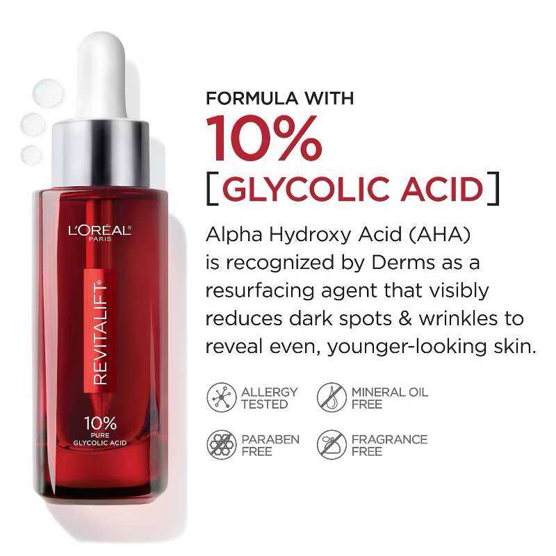 Serum L'Oreal Paris Revitalift Derm Intensives Glycolic Acid Face Serum - 1 fl oz. 