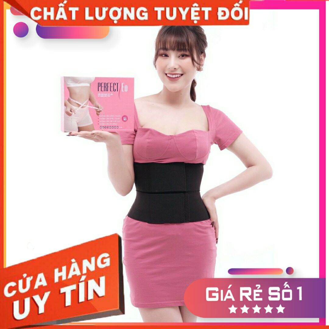 [Tặng Gel Tan Mỡ 500K] Đai Gen Nịt Bụng PERFECT EO Giảm Eo,Tan Mỡ Bụng, Vòng Eo Hoàn Hảo 60, 3 Đai Thông Minh. Free Ship