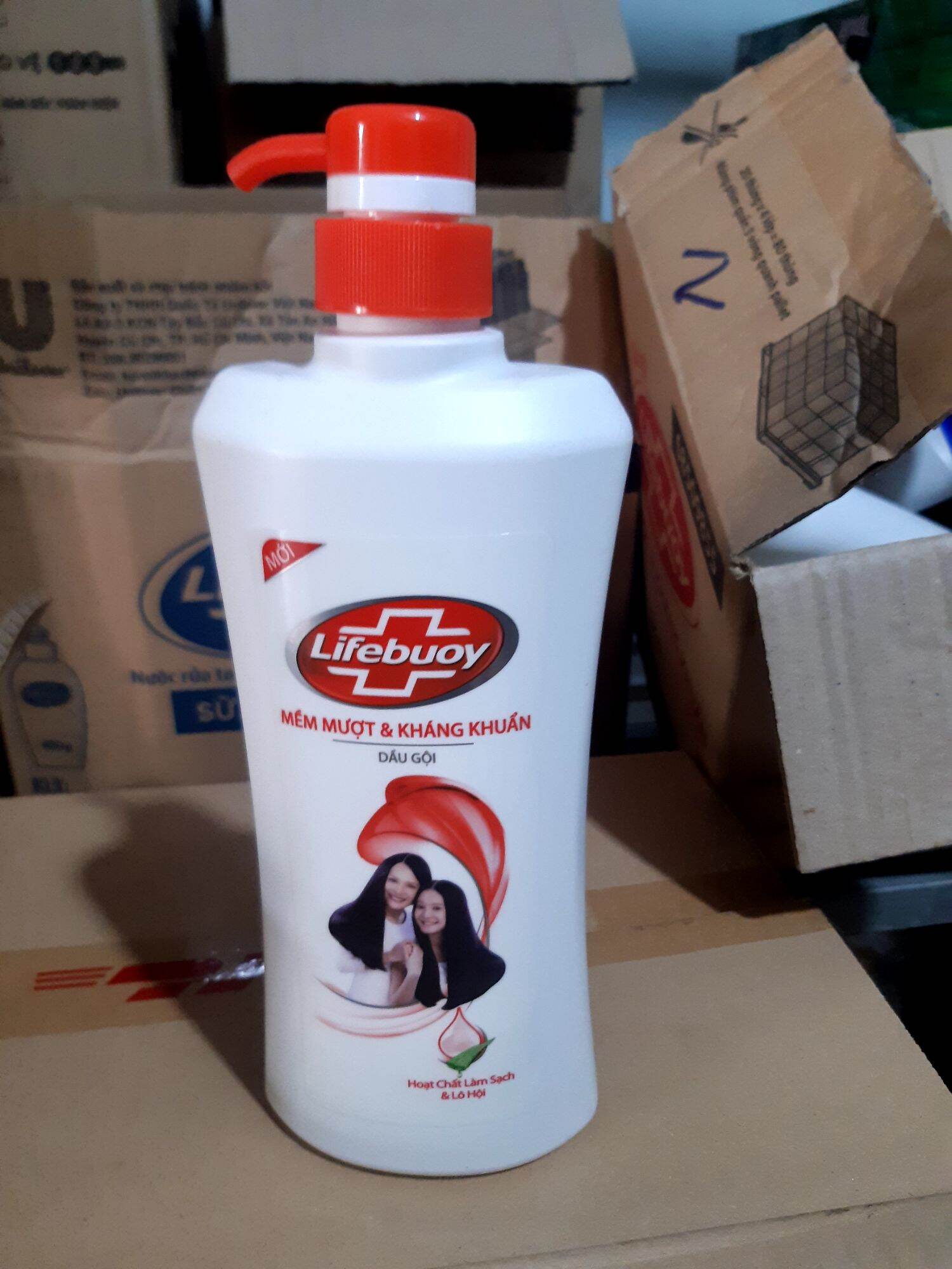 Dầu gội lifebouy 640g hồng/1 chai