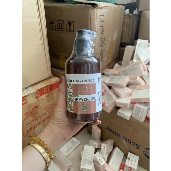 SỮA TẮM DƯỠNG TRẮNG  DA COLLAGEN  X12 ( chai 500ml )