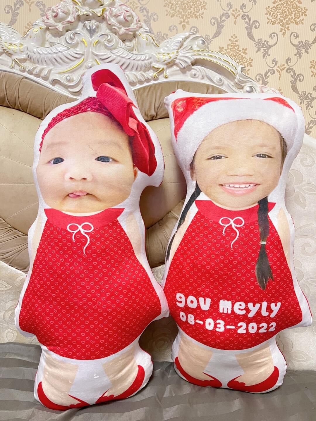 Gối ghép mặt theo yêu cầu