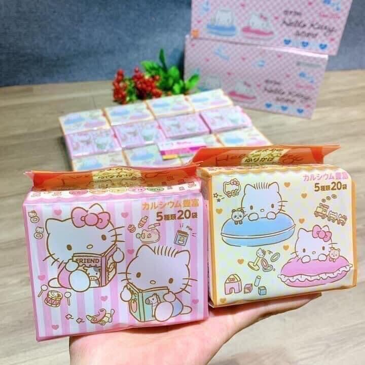 Gia vị rắc cơm thập cẩm Hello Kitty (5g*20 gói) Nhật Bản cho bé