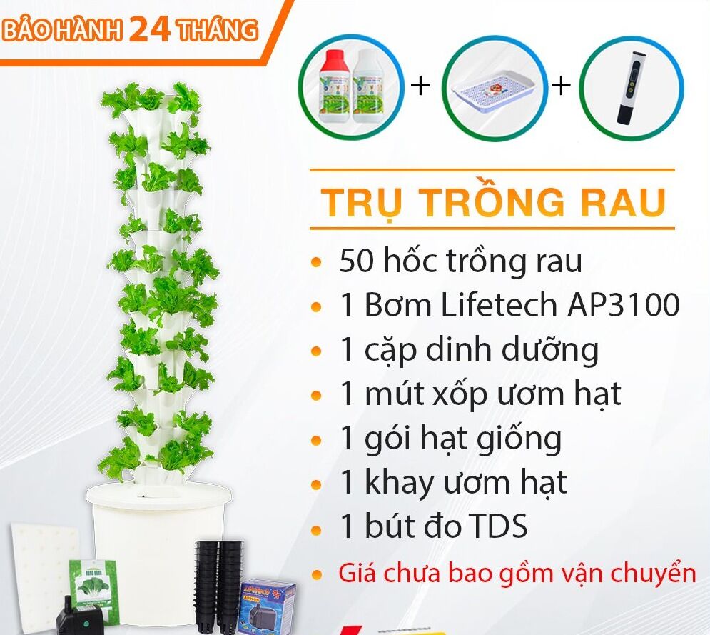 Bộ Thủy canh Trụ đứng