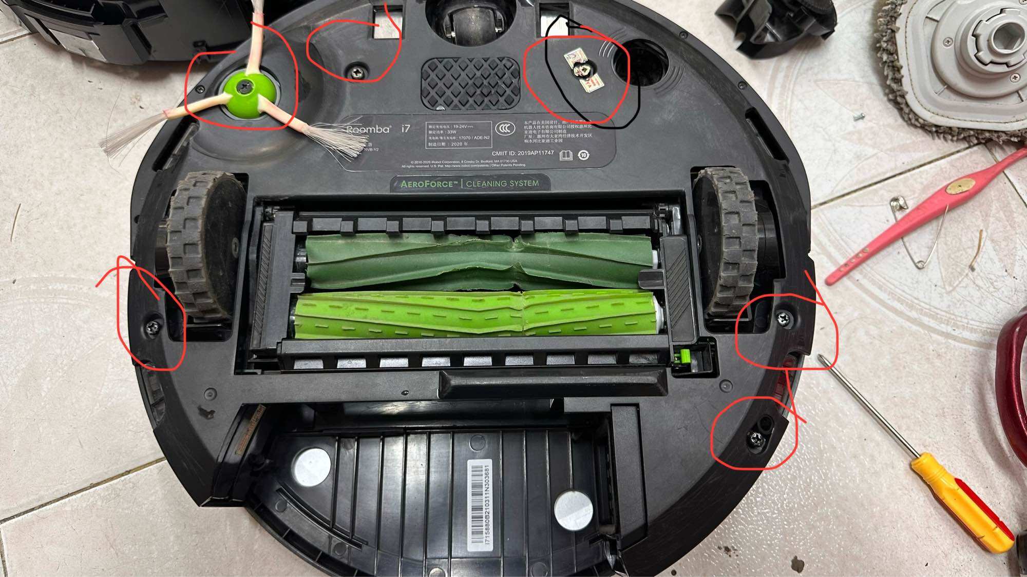combo 3 chổi irobot roomba e5-e6-i1-i2-i3-i7 dùng chung