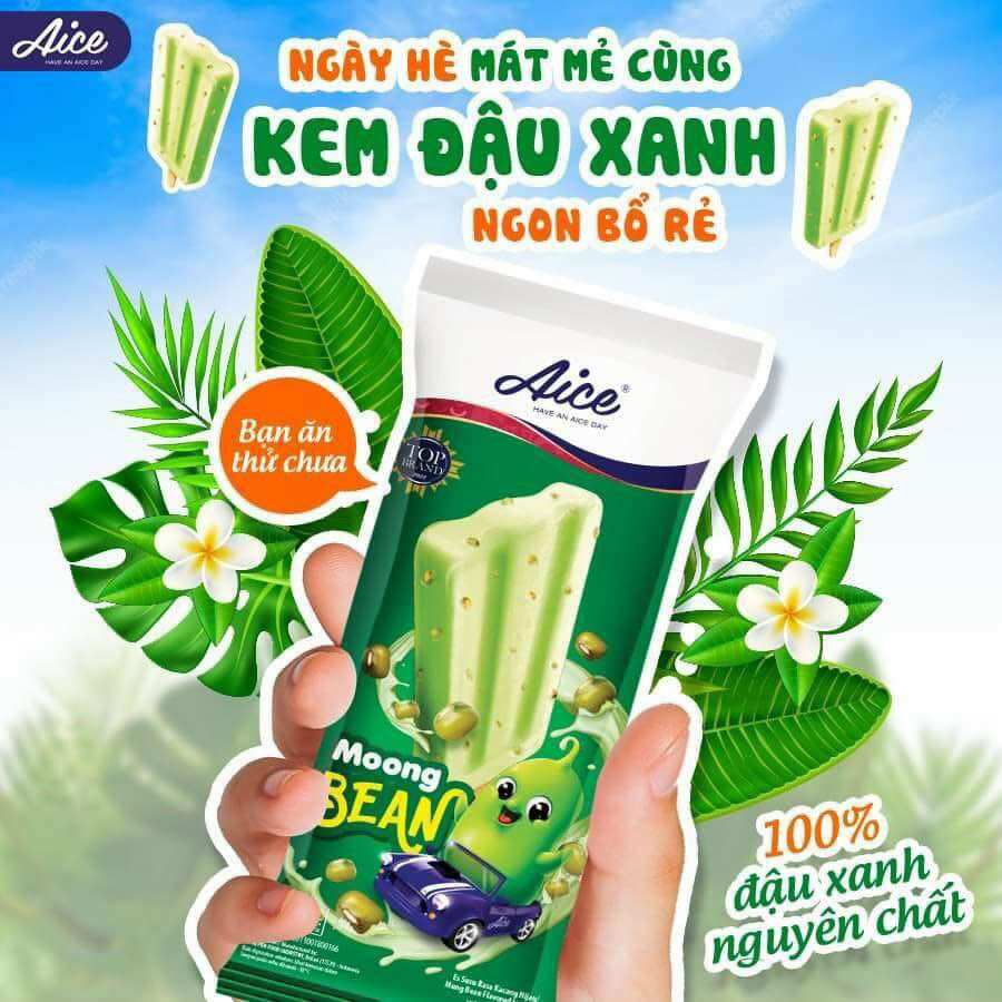 KEM AICE ĐẬU XANH