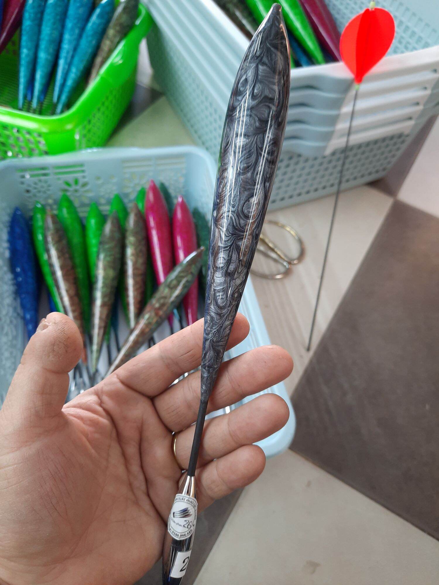 phao câu lục xa bờ vân sơn loang 3D cao cấp