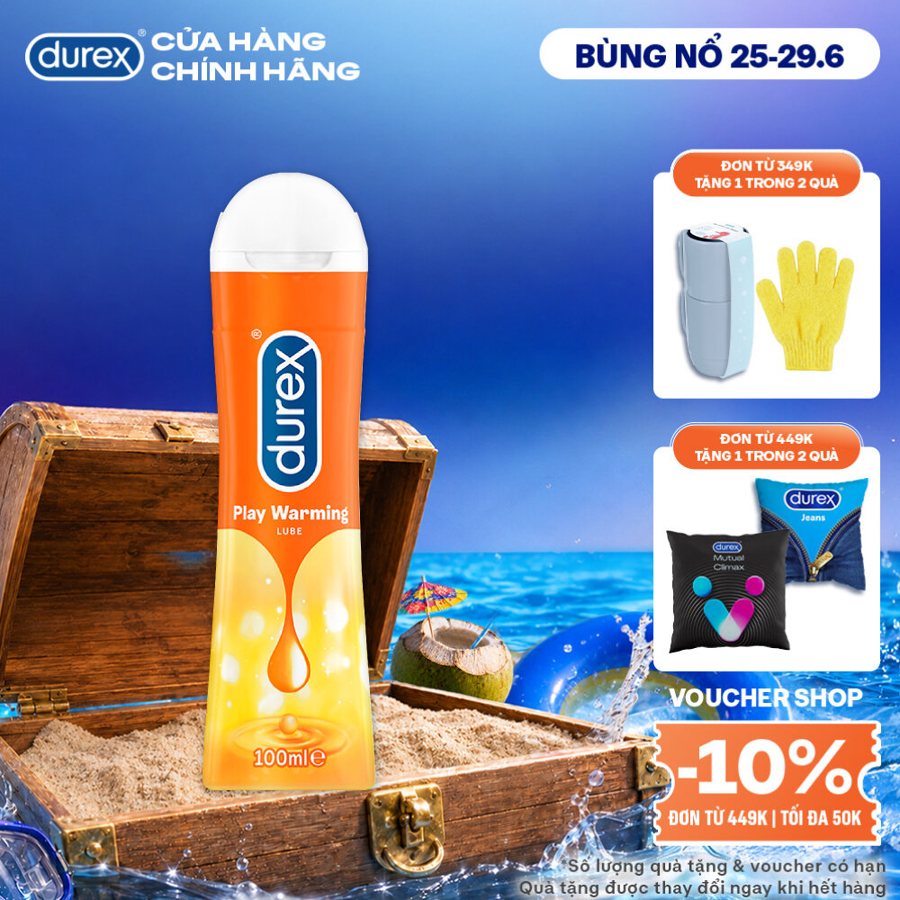 Gel bôi trơn Durex Play Warming có chất làm ấm 100ml/chai
