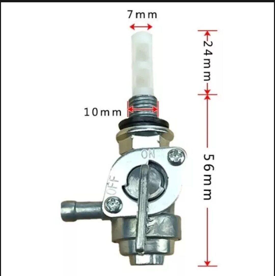 Khoá xăng máy phát điện 2kw 2.5kw 3kw, công tắc xăng máy phát điện, khoá xăng nhỏ khoá xăng ren ngoài máy phát điện trung quốc,khoá xăng máy phát điện chạy xăng honda