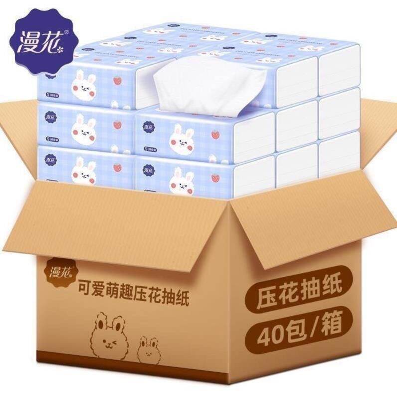 Combo 10 Gói giấy ăn thỏ trắng siêu dai siêu mịn