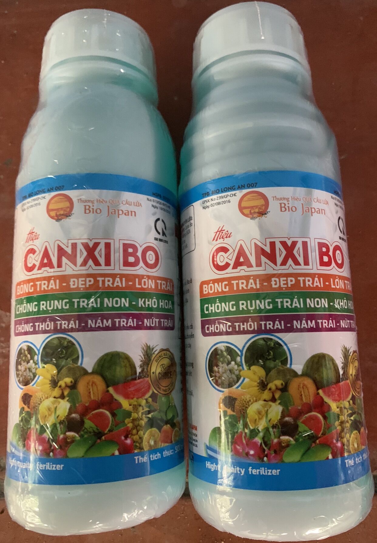 Canxibo chai 500ml thương hiệu quả cầu lửa
