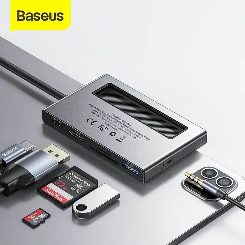 Bảng giá Hub Baseus chuyển đổi USB C sang cổng PD USB 3.0 100W tương thích với HDMI Phong Vũ