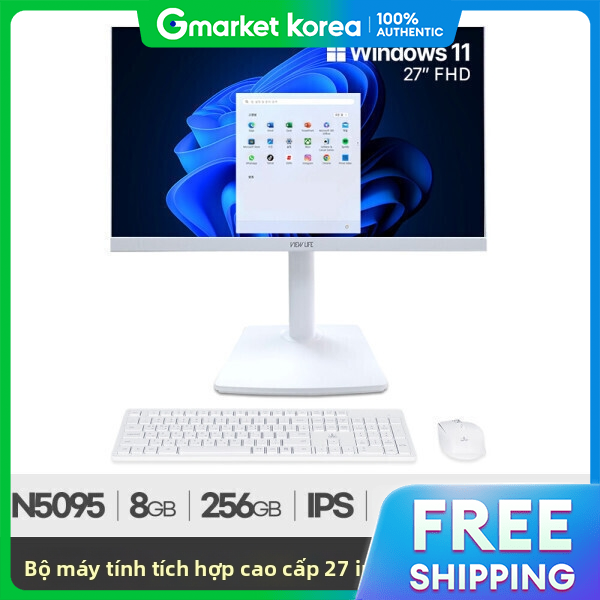 Byulife Dealer All-In-One Pc with Webcam, 27-Inch, Intel N5095, Windows 11, D4-595, 8Gb/256Gb, Giá 10,108,500 Đồng*Miễn phí vận chuyển