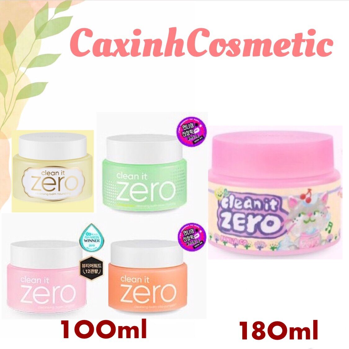 Tẩy trang dạng sáp banila co clean it zero cleansing balm orginial màu hồng date 2024