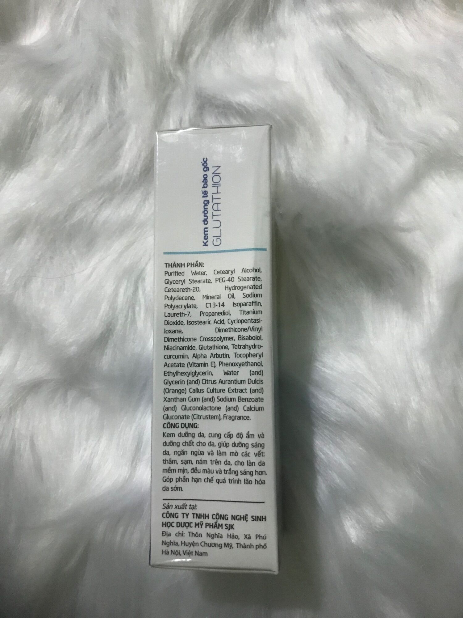 KEM DƯỠNG TẾ BÀO GỐC GLUTATHION