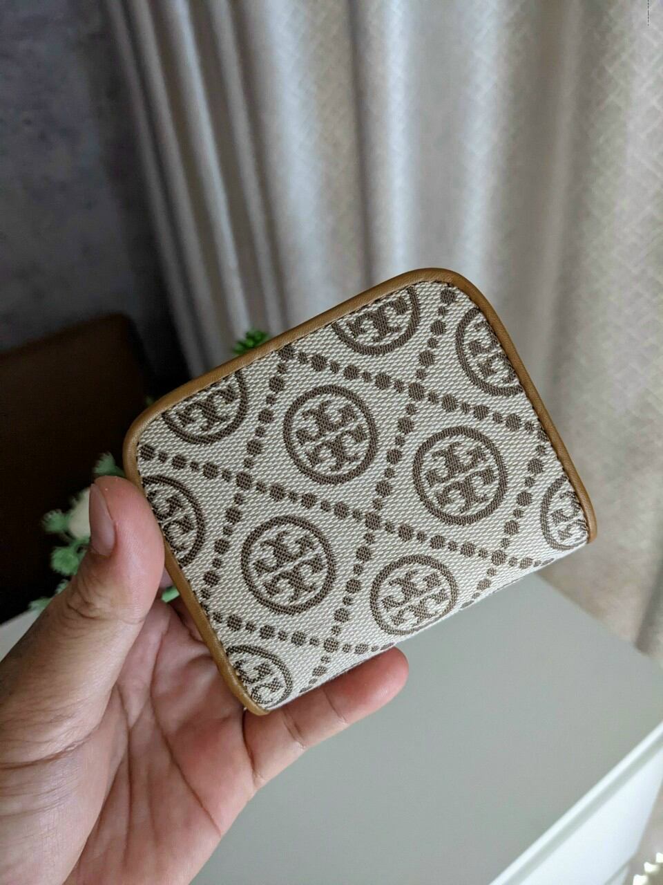 Ví T0*ry T Monogram Jacquard 134523 siêu đẹp