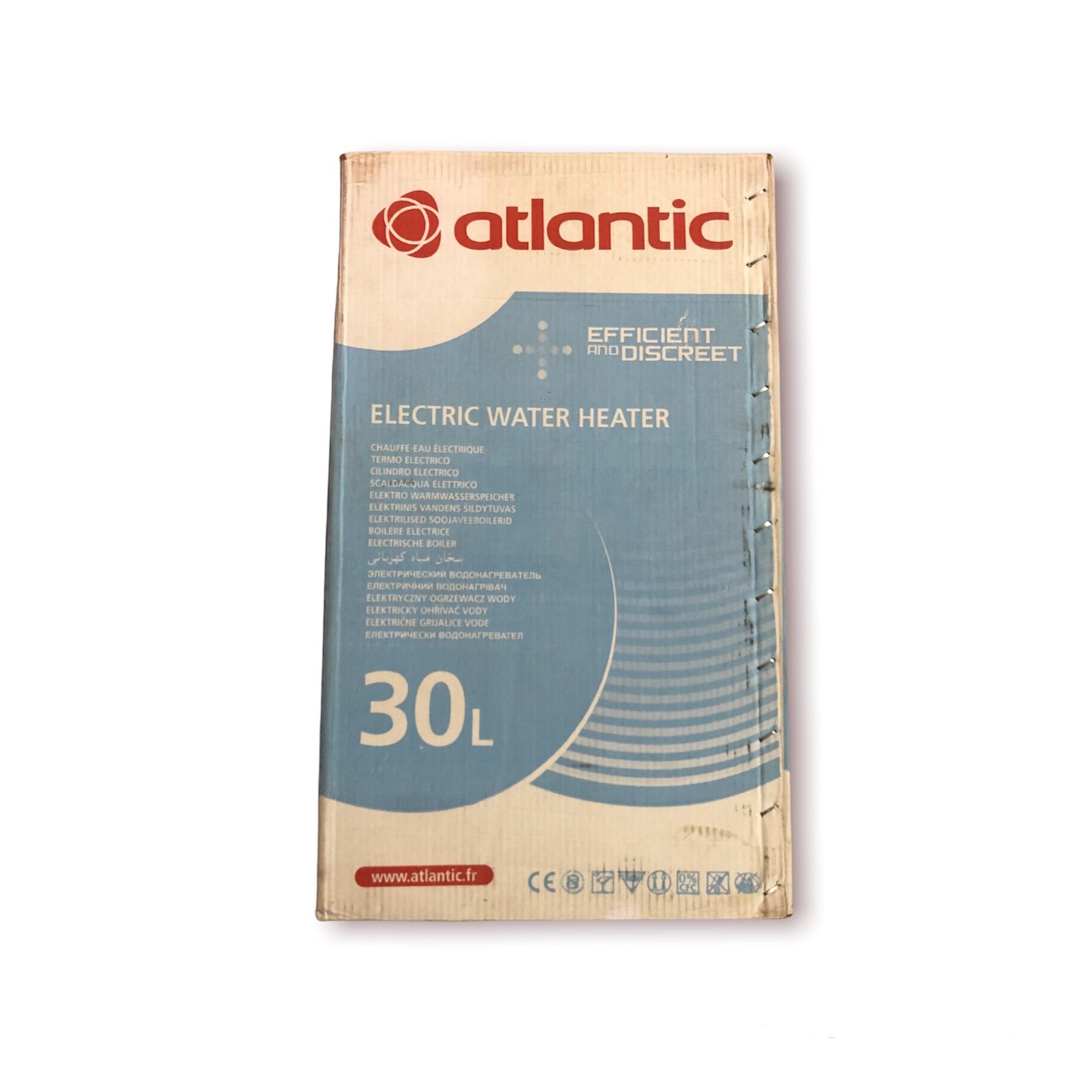 Bảng giá Bình nước nóng chữ nhật đứng cao cấp sang trọng ALANTIC 30 L