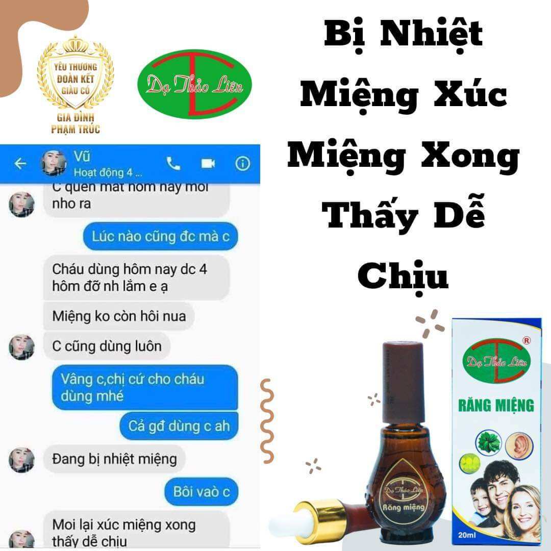 Tinh dầu răng miệng Dạ Thảo Liên 5ml
