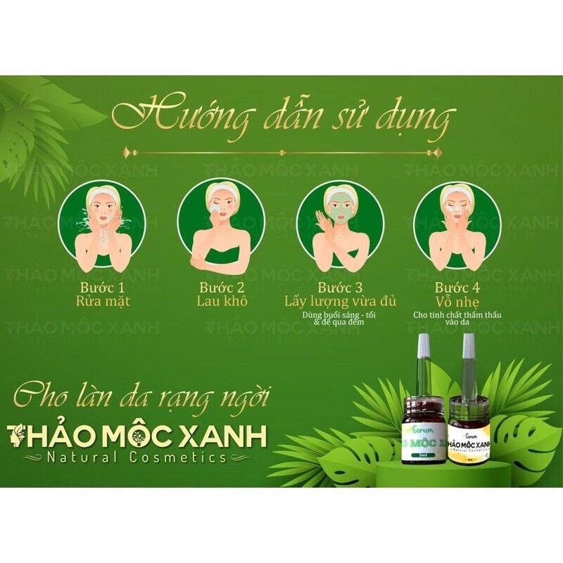 [Freeship] Serum Thảo Mộc Xanh 5ml