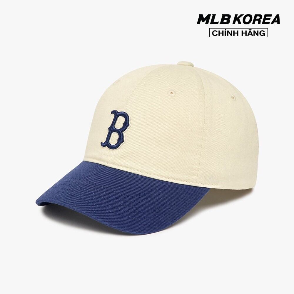 Mlb - nón bóng chày unisex basic color block unstructured 3acp3303n-43nys