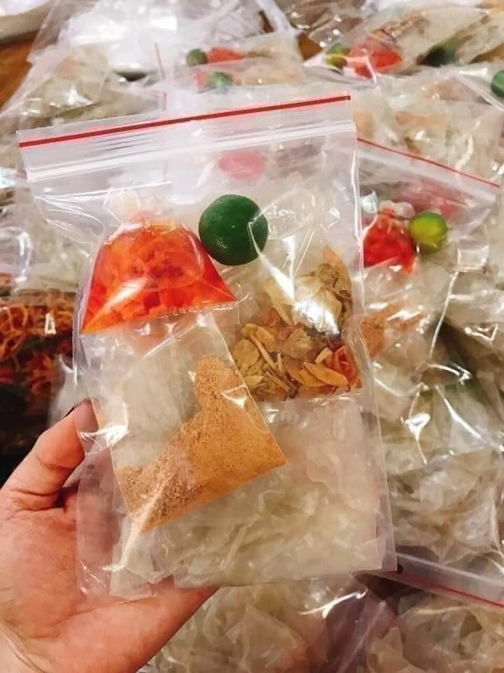 Combo 10 gói Bánh tráng sa tế tắc muối hành phi