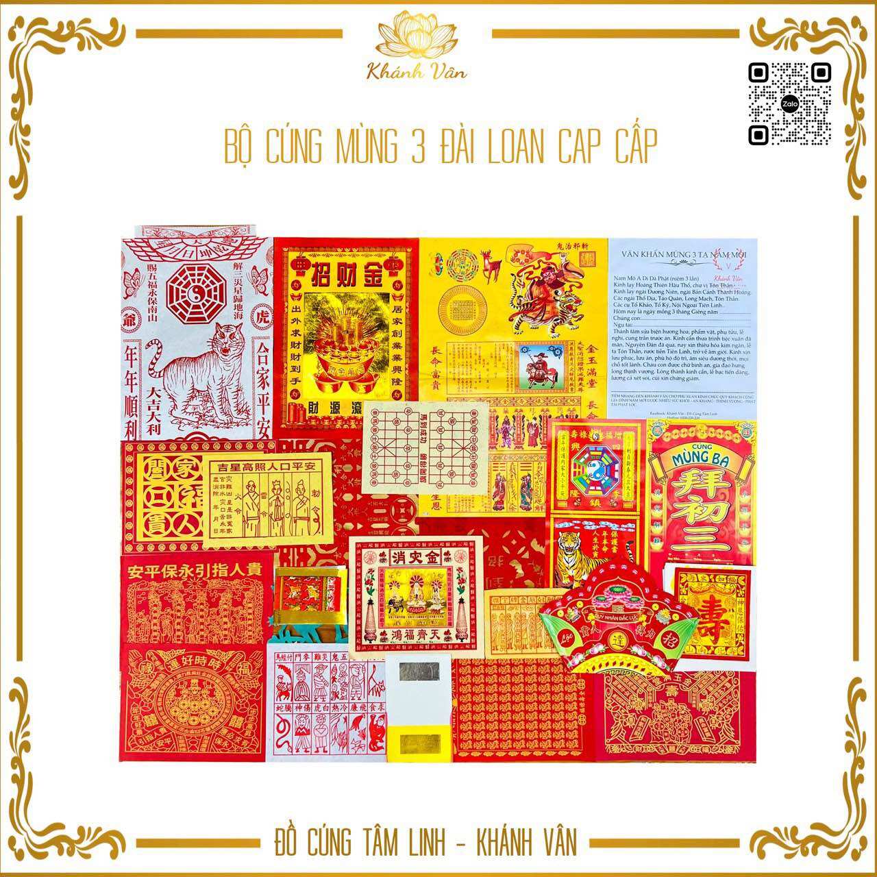 Cúng Mùng 3 Tết- Lễ Hoá Vàng( Ảnh Thật + Văn Khấn )