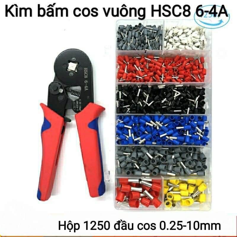 Kìm bấm cos vuông HSC8 6-4A