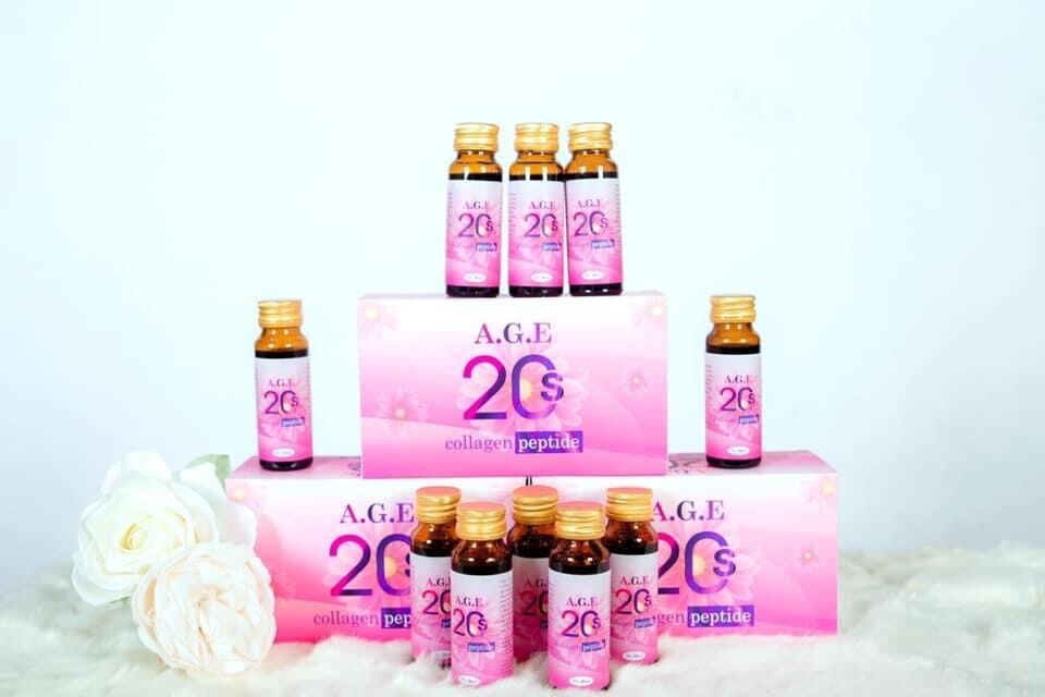 HỘP 10 LỌ COLLAGEN 20s A.G.E ( LỌ 50ML)